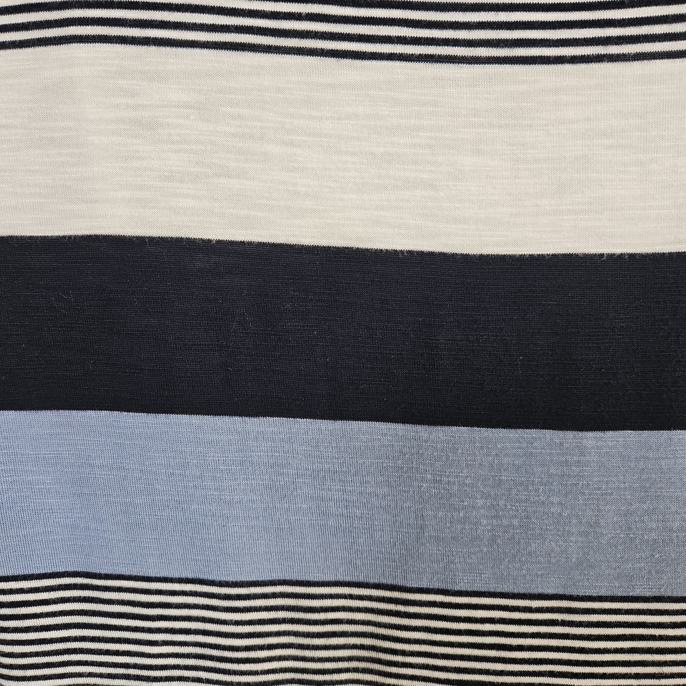Calvin Klein Black and White Striped Dress